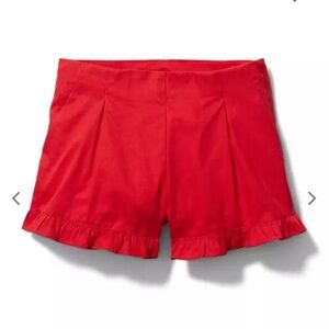 Janie and Jack red ruffle hem shorts